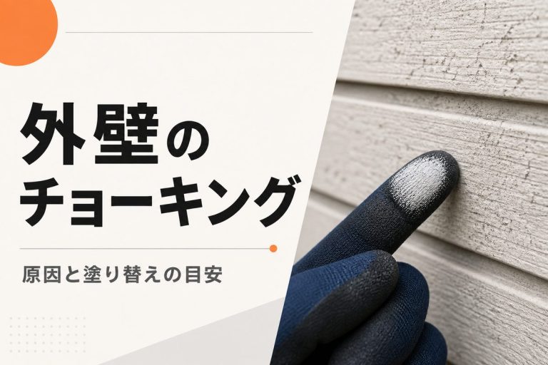 外壁のチョーキング現象とは？原因・放置リスク・補修費用