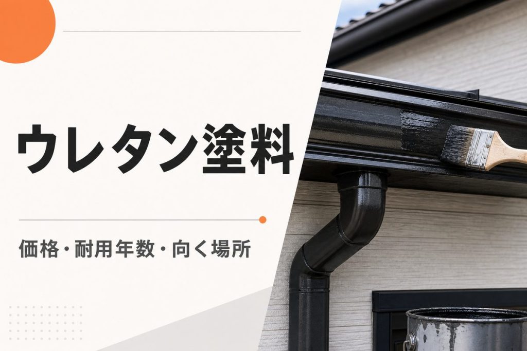 ウレタン塗料とは？価格・耐用年数と向いている場所