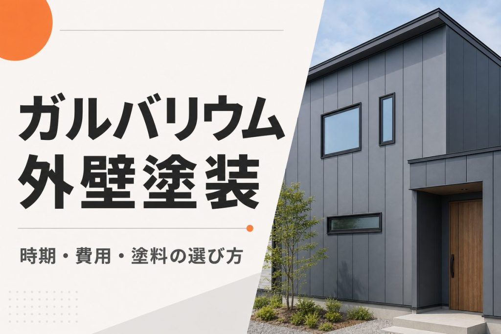 ガルバリウム外壁に塗装は必要？時期・費用・塗料の選び方