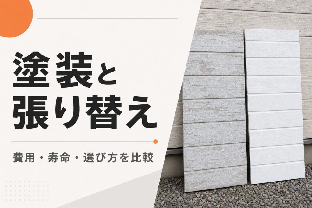 外壁塗装とサイディング張り替えはどっち？費用・寿命を比較