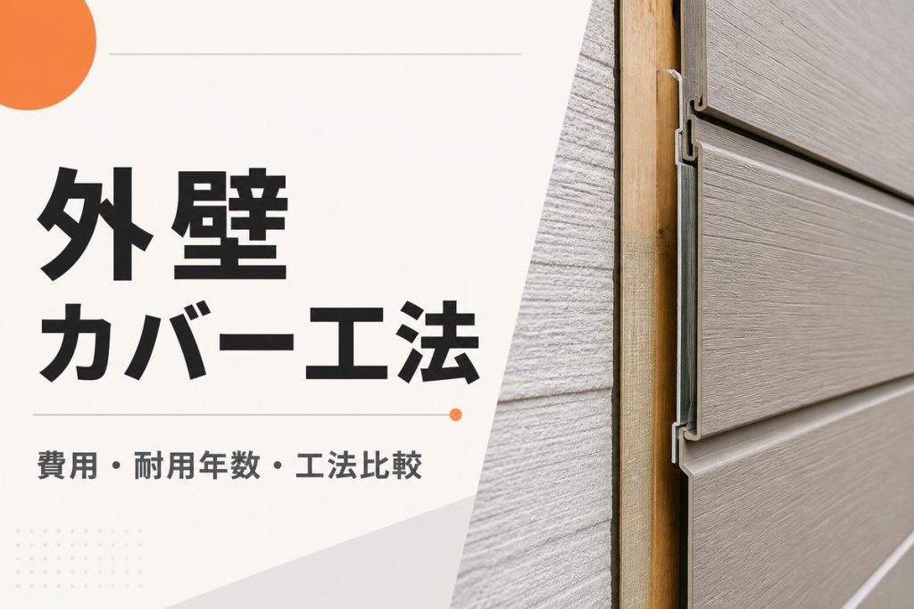 外壁カバー工法の費用と耐用年数｜塗装・張り替えとの違い