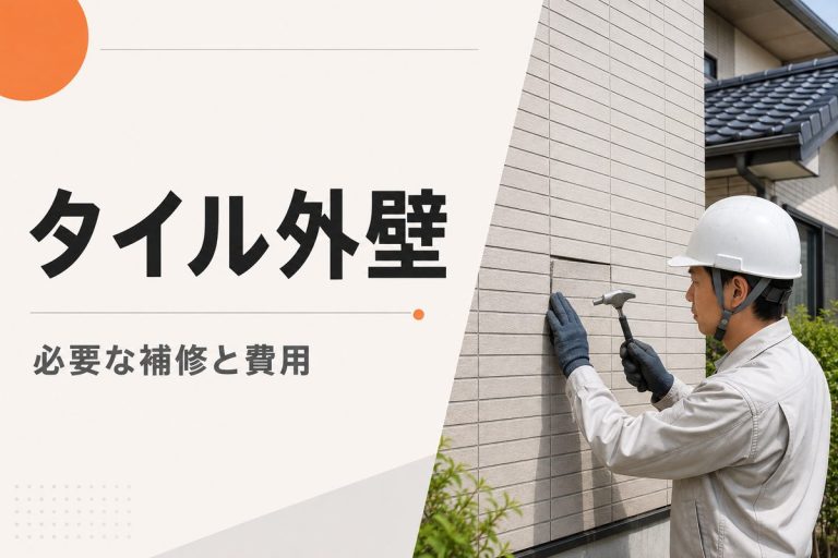 タイル外壁に塗装は必要？メンテナンス方法と補修費用