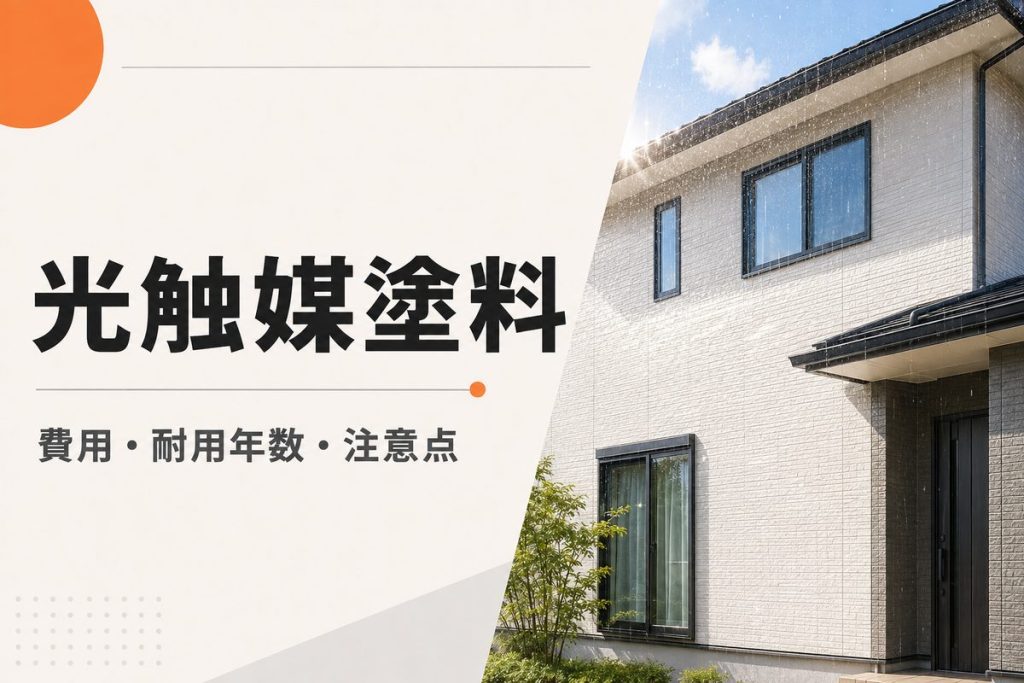 光触媒塗料とは？費用・耐用年数・デメリットを解説