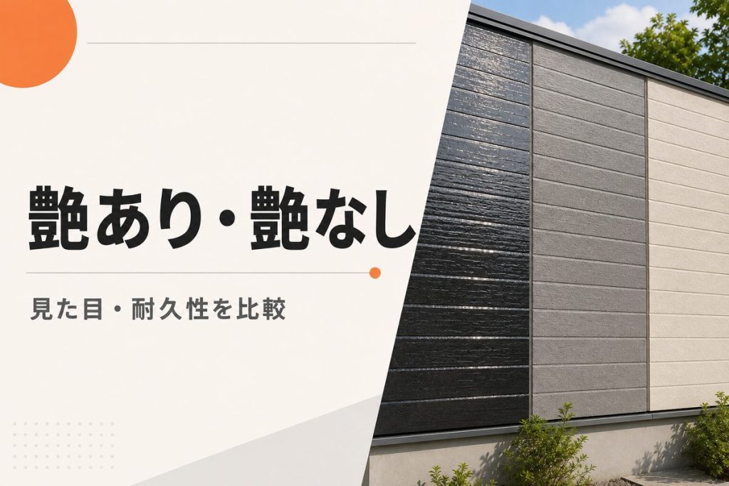 外壁塗装は艶あり・艶なしのどちら？見た目・耐久性を比較