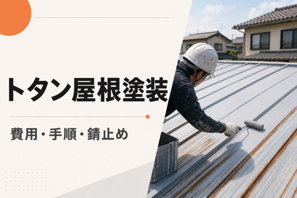 トタン屋根塗装の費用と手順｜錆止め・塗料の選び方
