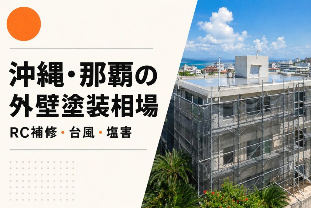 沖縄・那覇の外壁塗装相場｜強い日射・台風・塩害への備え