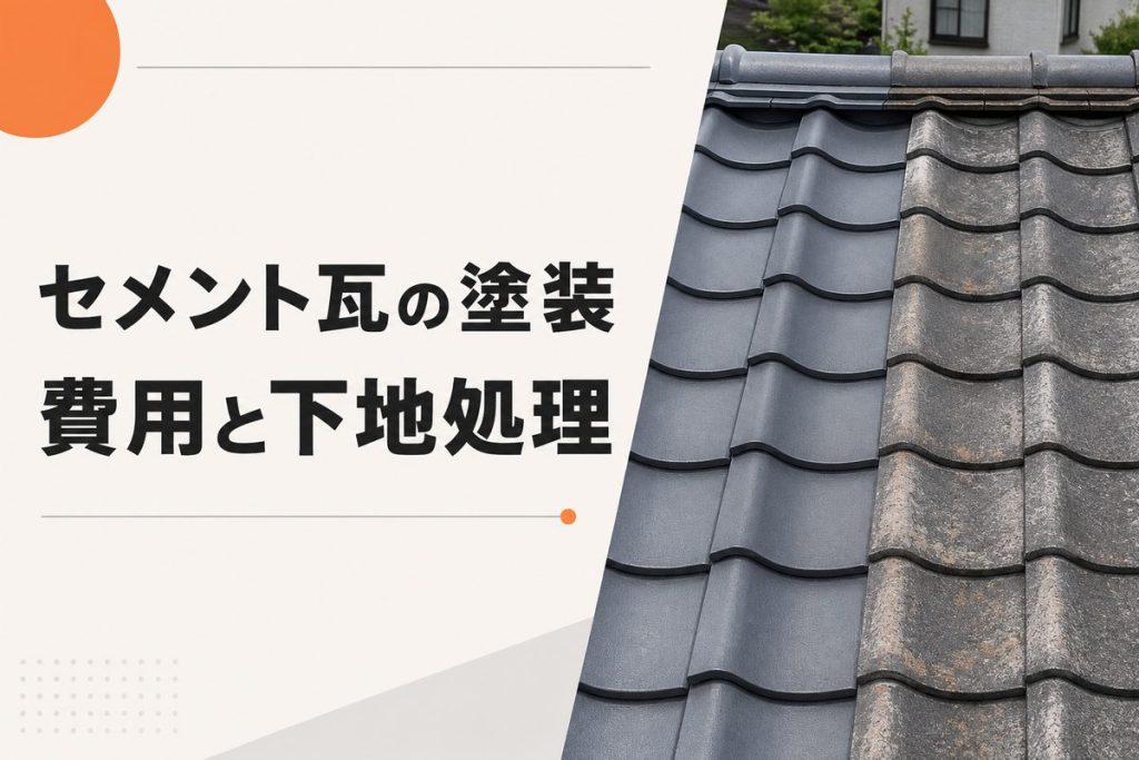 セメント瓦塗装の費用と時期｜モニエル瓦の注意点も解説