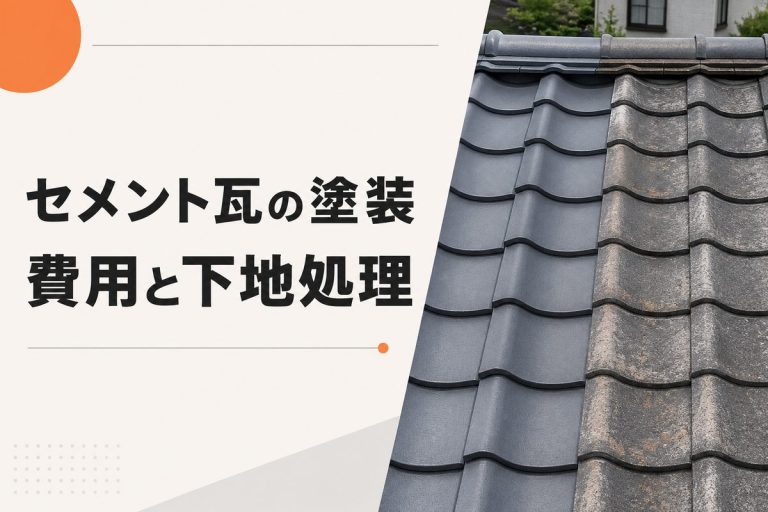 セメント瓦塗装の費用と時期｜モニエル瓦の注意点も解説
