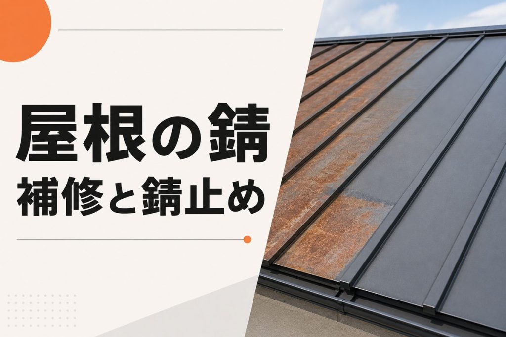 屋根の錆は塗装で直る？補修範囲と錆止めの判断