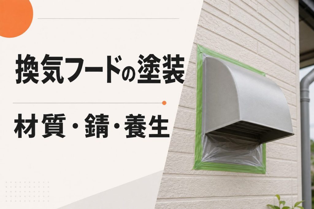 換気フードは外壁と一緒に塗る？材質・錆・養生の注意点