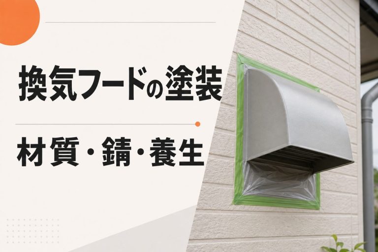 換気フードは外壁と一緒に塗る？材質・錆・養生の注意点
