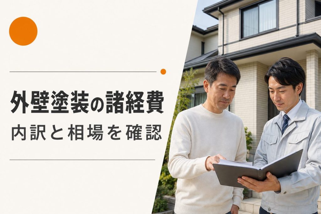 外壁塗装の諸経費とは？相場・内訳と高すぎる見積もりの見分け方