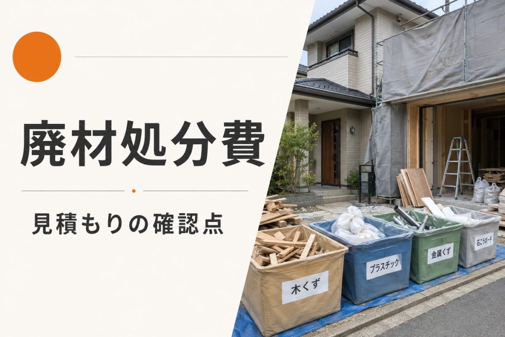 外壁塗装の廃材処分費はいくら？発生する廃棄物と見積確認