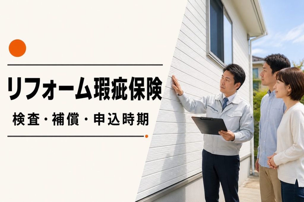 外壁塗装でリフォーム瑕疵保険は使える？検査・補償と申込時期