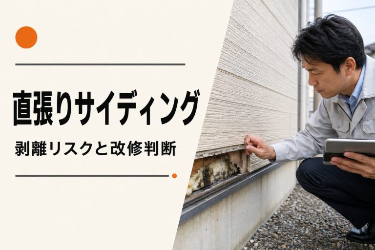 直張りサイディングは塗装できる？剥離リスクと張り替え判断