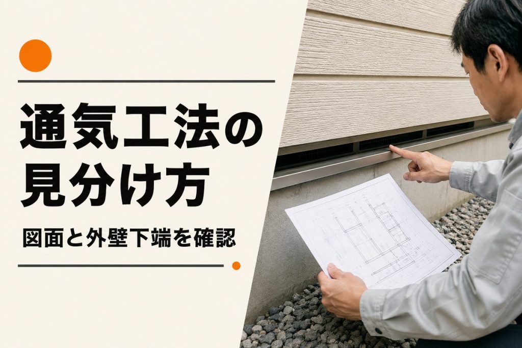 サイディングの通気工法を見分ける方法｜直張りとの違いと確認箇所