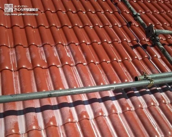 セメント瓦（モニエル瓦）の屋根
