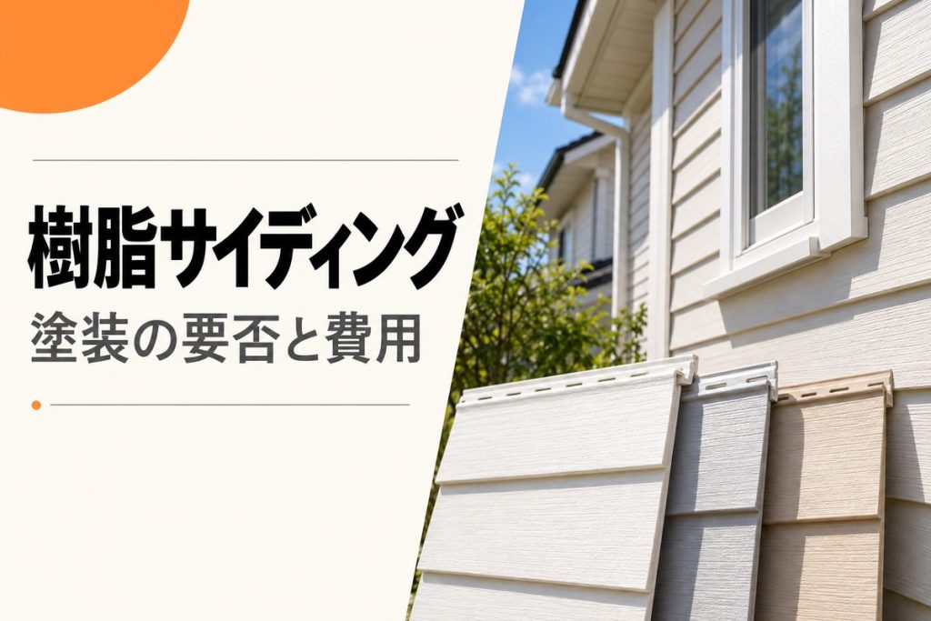 樹脂サイディングとは？特徴・塗装の要否と費用