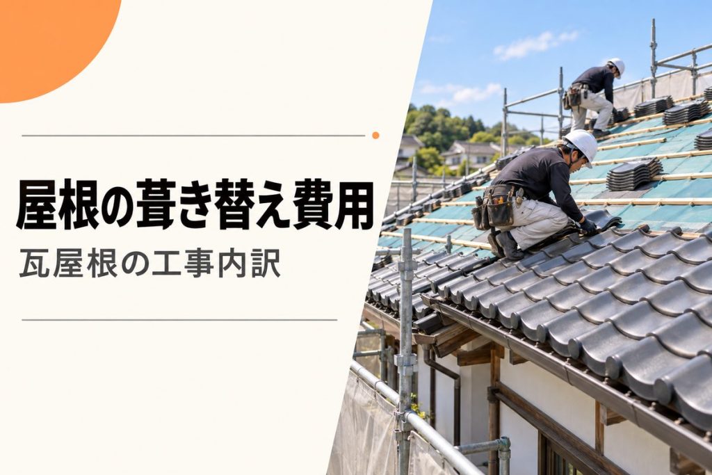 屋根の葺き替え費用｜瓦屋根の公表事例と見積もりの見方